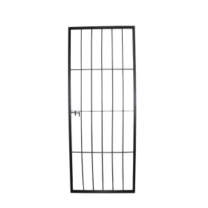 Steel Security Gate - Black