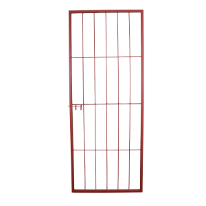 Steel Security Gate – Red Oxide